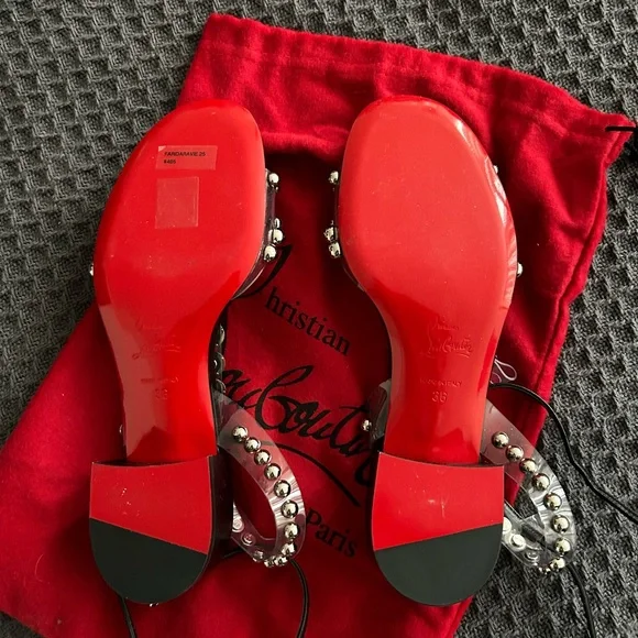 Black Christian louboutin faridaravie 25mm size 36 - Picture 5 of 6